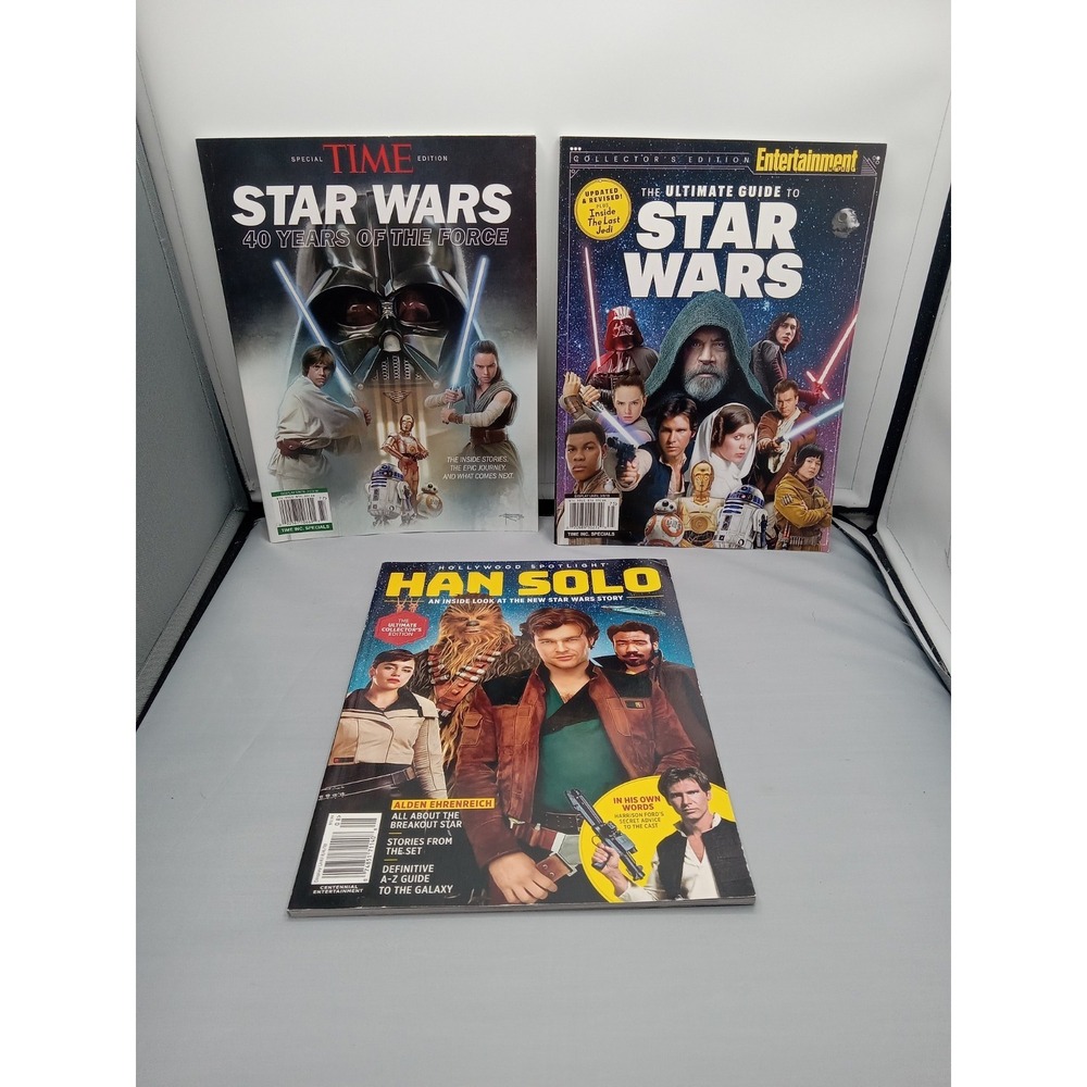 TIME MAGAZINE SPECIAL EDITION 2018 STAR‎ WARS 40 YEARS Bundle Han Solo 2018
